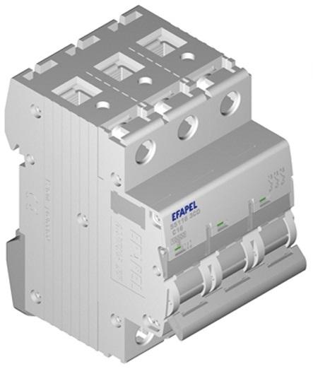 Disjuntor MT - 3P - 4,5kA - C - 63A Série MODUS55 - EFAPEL
