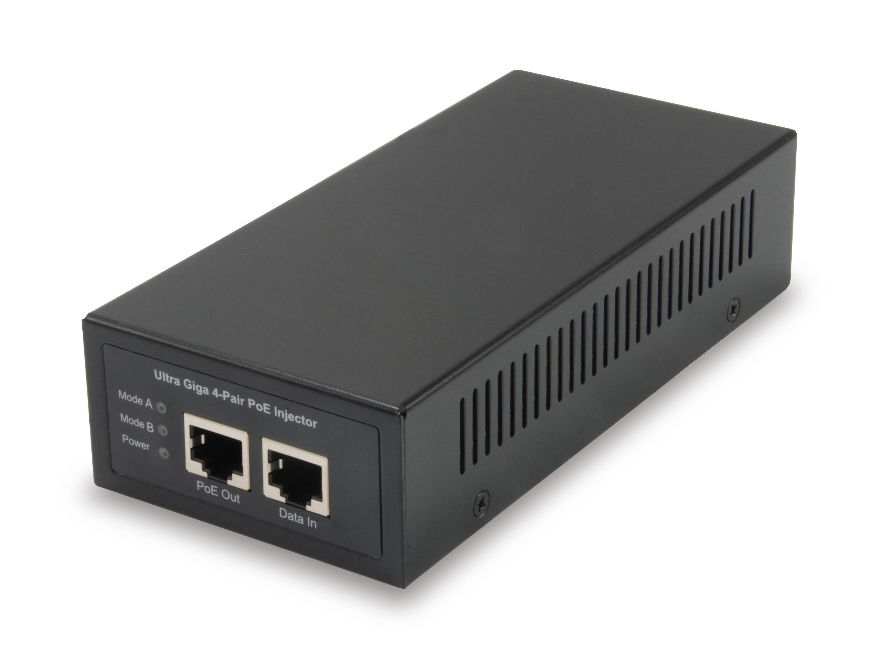 Injector Corrente LEVEL ONE Gigabit PoE, 60W, 802.3at PoE+ - POI - 5001