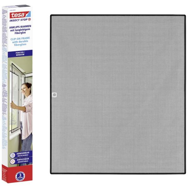 Mosquiteiro Clip On 1m x 1,20mts p/ Janela (Antracite) - TESA