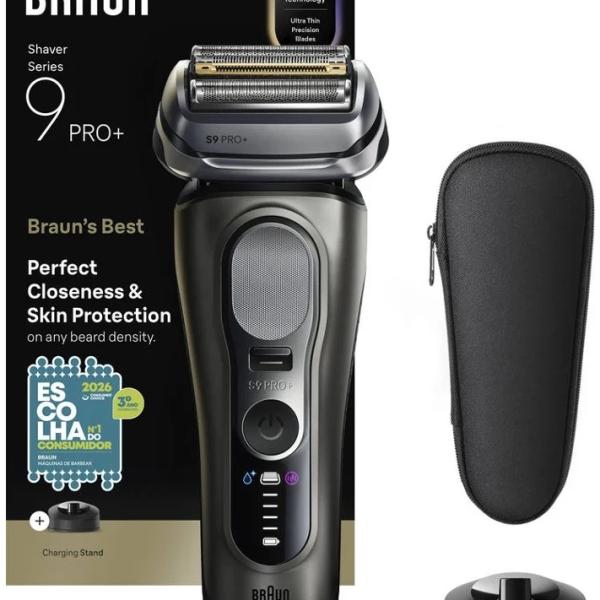 Máquina de Barbear Series 9 Pro+ 9615S (Cinzento) - BRAUN