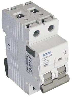 Interruptor 2P - 250/415V 25A Série MODUS55 - EFAPEL