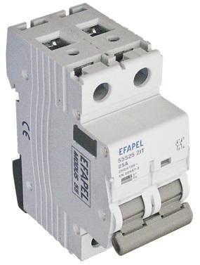 Interruptor 2P - 250/415V 63A Série MODUS55 - EFAPEL