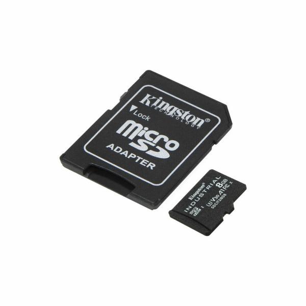 Cartão de Memória Micro SD com Adaptador Kingston SDCIT/8GB 8 GB Preto