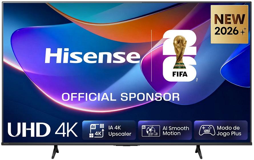 Smart TV Série A6S 55 55A6S 4K Ultra HD (Preto) - HISENSE