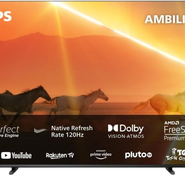 Smart TV 55 55PML9008 4K Ultra HD Ambilight Wi - Fi (Antracite) - PHILIPS