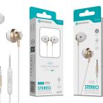 Fones Metal Bass Com Micro Dourado E-023