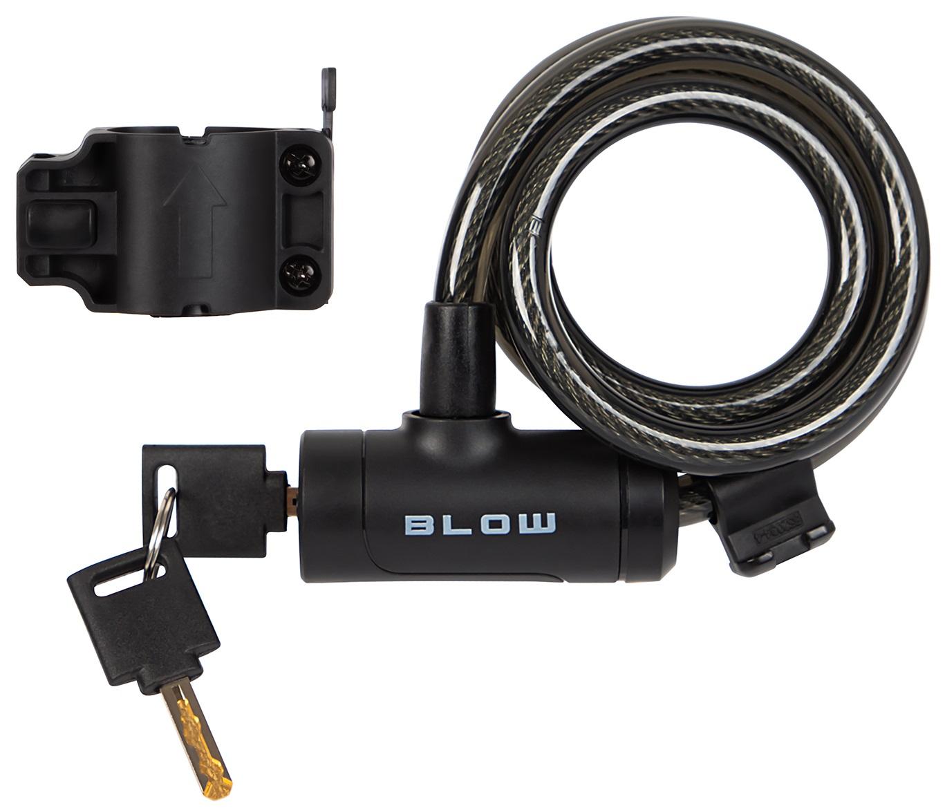 Cadeado Segurança p/ Bicicleta/Moto (1 metro x 10mm) - BLOW