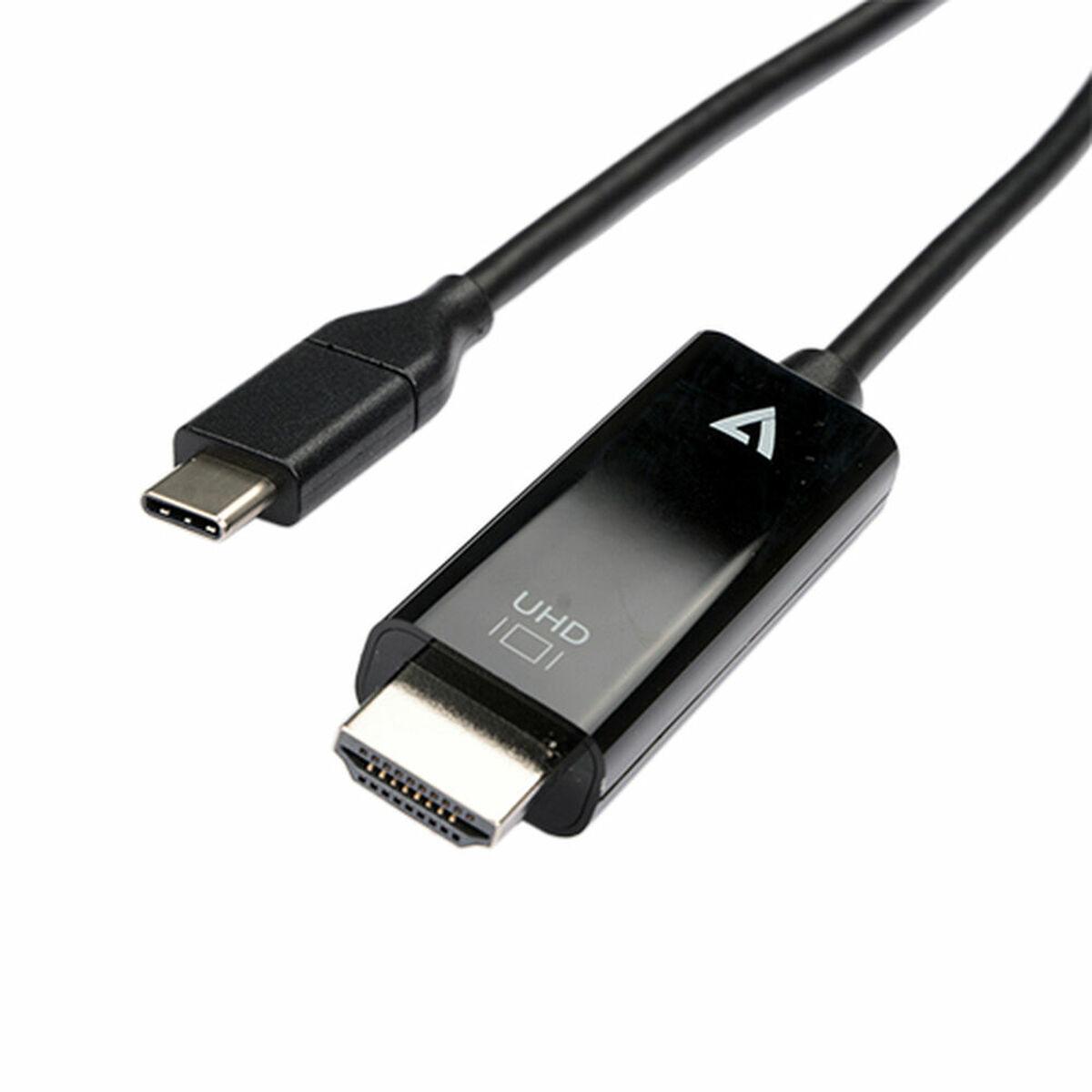 Adaptador USB-C para HDMI V7 V7UCHDMI-2M Preto