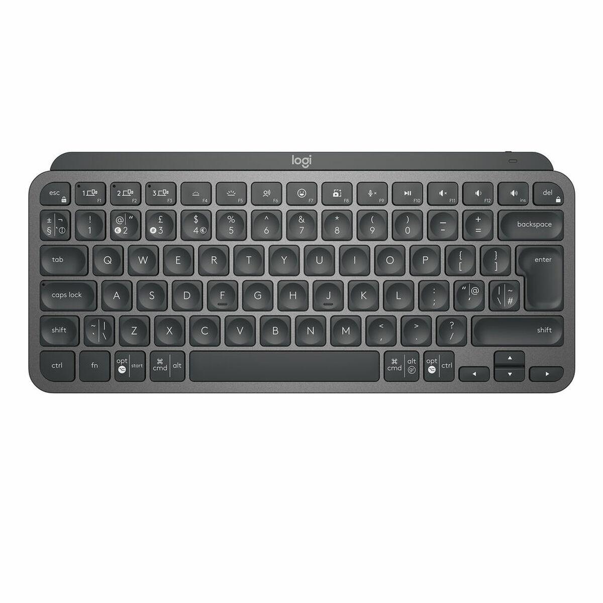 Teclado Logitech 920-010498 Bluetooth Preto Inglês EEUU Cinzento Grafite QWERTY