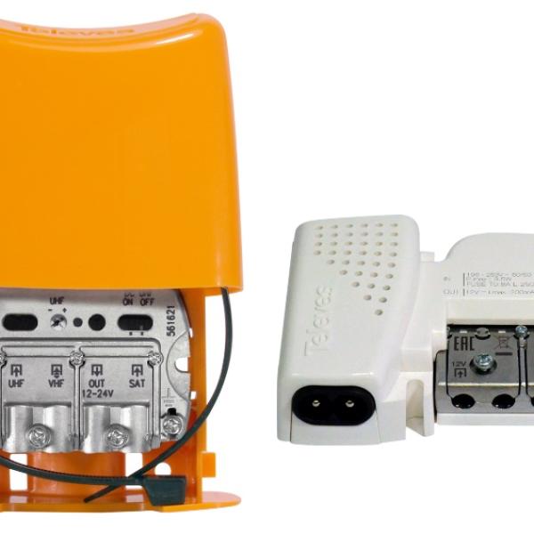 Kit Amplificador Mastro (561601) + Alimentador 12V (5796) - TELEVES 567810