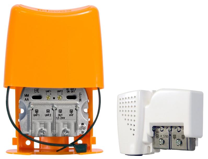 Kit Amplificador LTE Mastro (561721) + Alimentador 24V (5795) - TELEVES 568010
