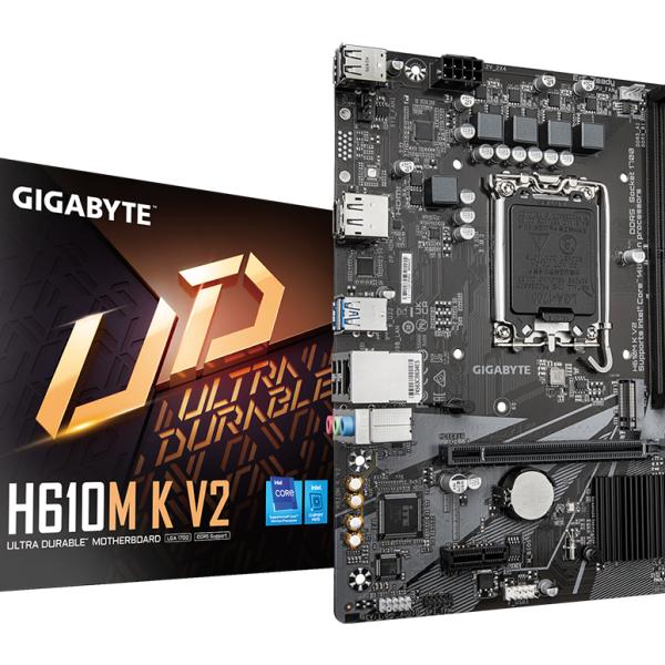 Motherboard Gigabyte H610M K V2 LGA 1700 micro ATX