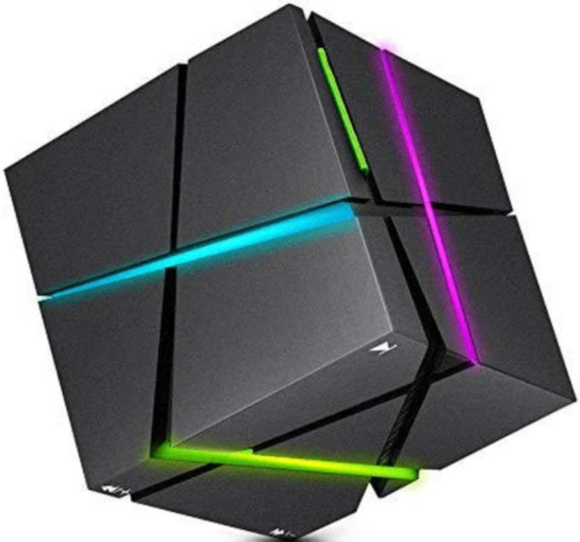 Coluna Portátil Bluetooth Q2 LED 5W (Preto)
