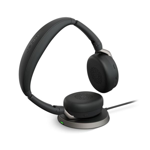 Auriculares Bluetooth com microfone Jabra Evolve2 65 Flex Preto