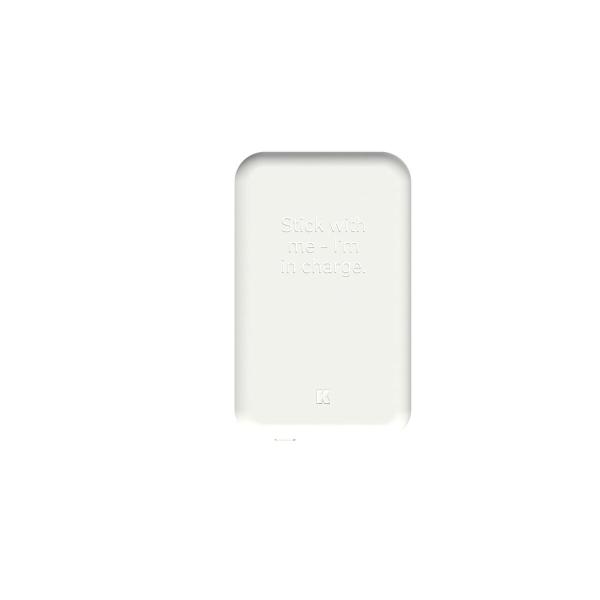 Power Bank com Carregador sem Fios Kreafunk Branco 5000 mAh