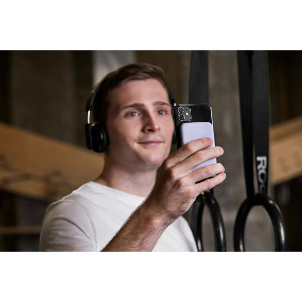 Power Bank com Carregador sem Fios Kreafunk Cinzento 5000 mAh