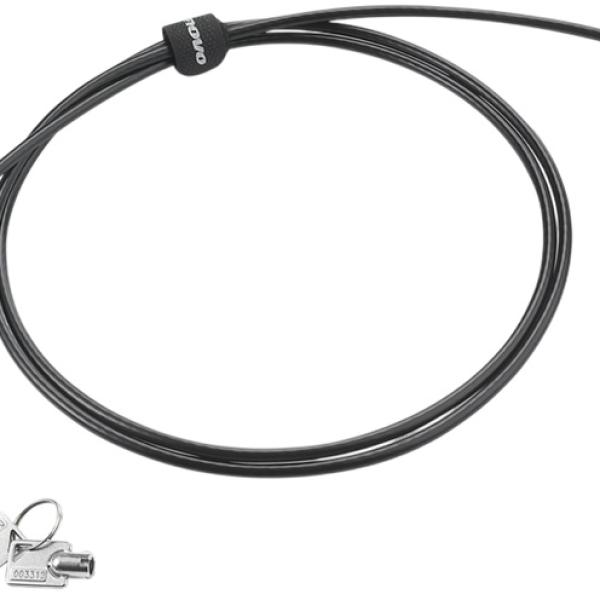 Cabo de Segurança Anti - Roubo 1,52mts c/ 2 Chaves (Preto/Prateado) - LENOVO