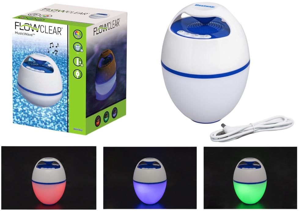 Coluna Bluetooth Flutuante c/ LED - BESTWAY 58700