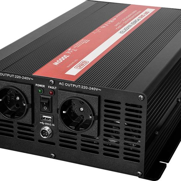 Conversor 12V - 220V 3000W USB c/ Comando - GBC