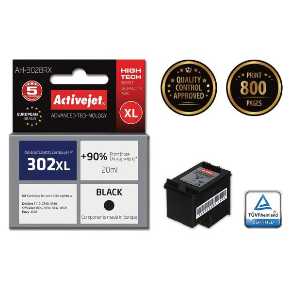 Tinteiro de Tinta Original Activejet AH-302BRX Preto