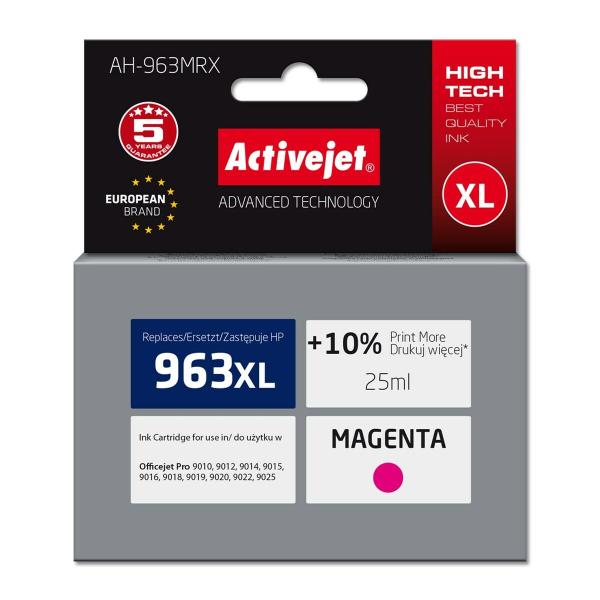 Tinteiro de Tinta Original Activejet AH-963MRX Violeta