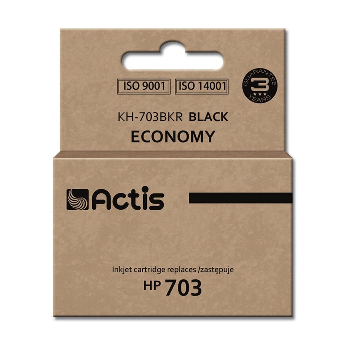 Tinteiro de Tinta Original Actis KH-703BKR Preto