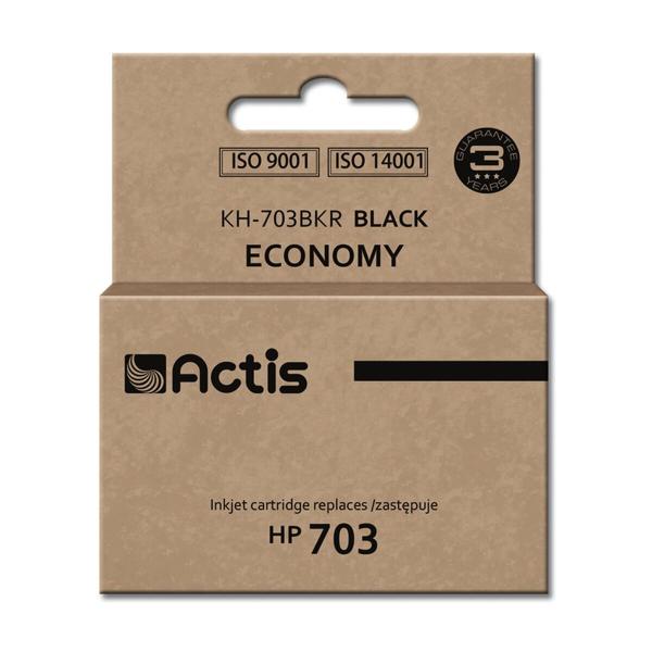 Tinteiro de Tinta Original Actis KH-703BKR Preto
