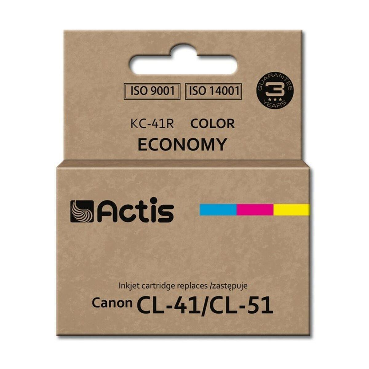 Tinteiro de Tinta Original Actis KC-41R Ciano/Magenta/Amarelo