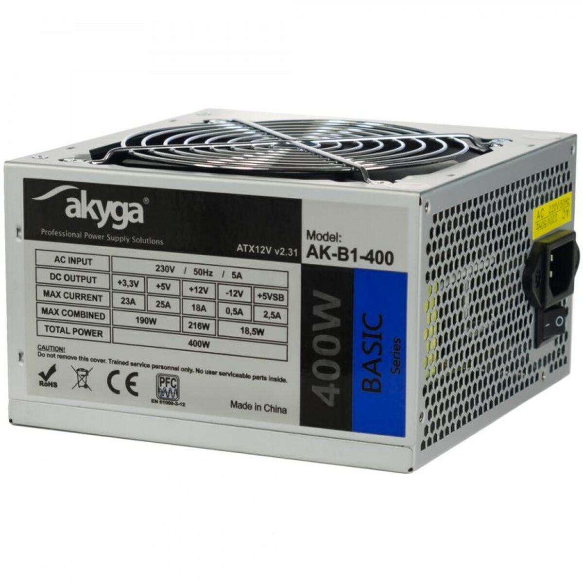 Fonte de Alimentação Akyga AK-B1-400 400 W ATX RoHS