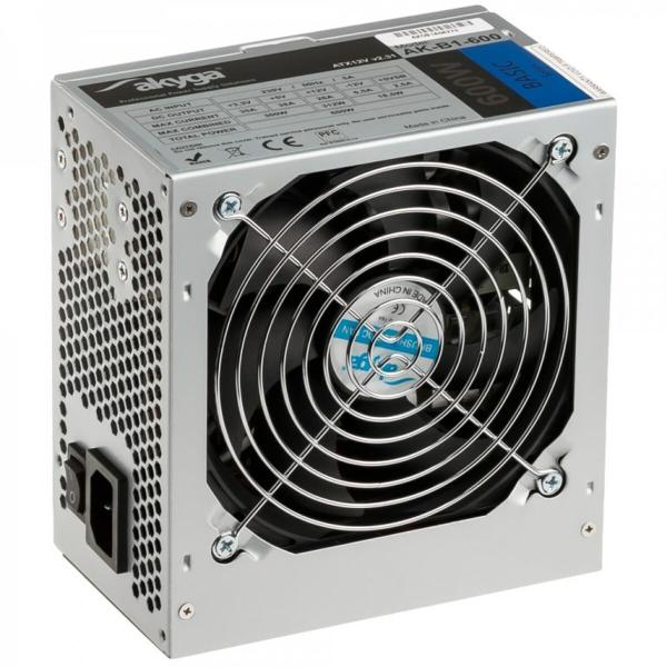 Fonte de Alimentação Akyga AK-B1-600 ATX 600 W RoHS
