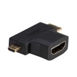 Adaptador HDMI para Micro HDMI Akyga AK-AD-23 Mini HDMI Preto