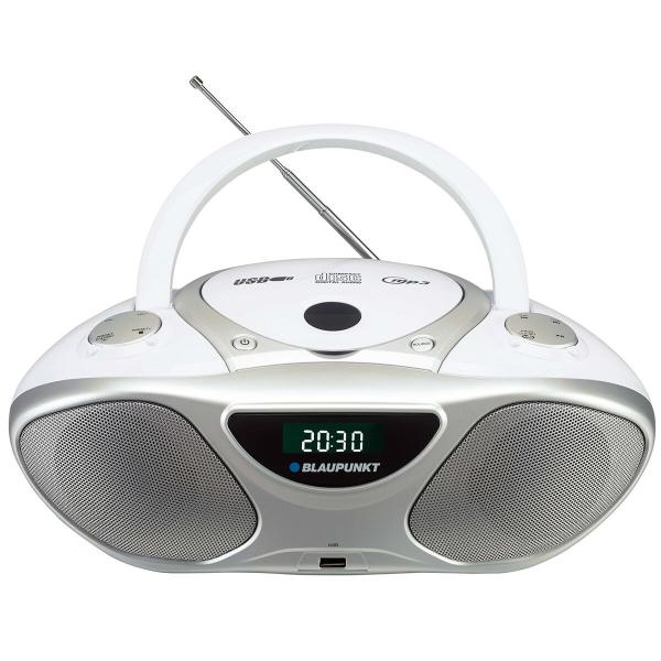 Rádio Blaupunkt BB14WH Branco Prateado