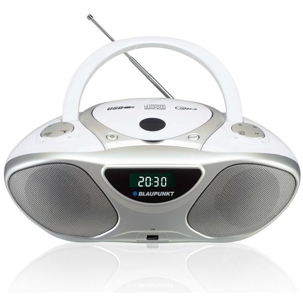 Rádio Blaupunkt BB14WH Branco Prateado