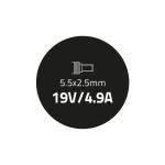 Carregador para Portátil Qoltec 50075 90 W