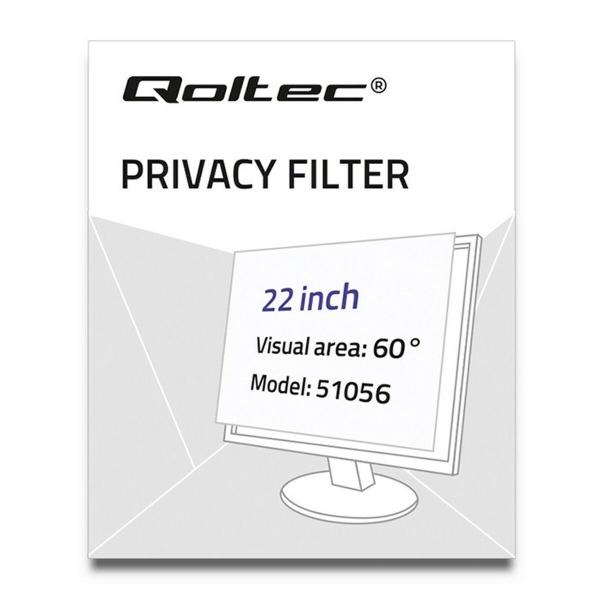 Filtro de Privacidade para Monitor Qoltec 51056