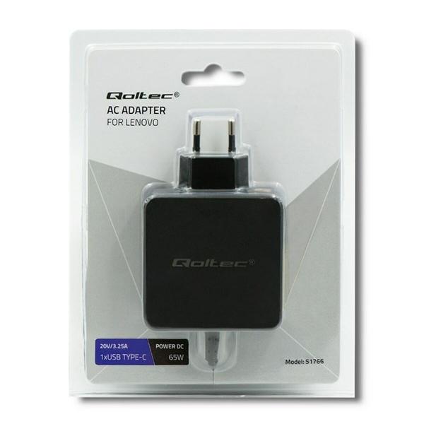 Carregador para Portátil Qoltec 51766 65 W