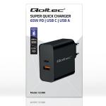 Carregador de Parede Qoltec 52380 Preto 65 W (1 Unidade)