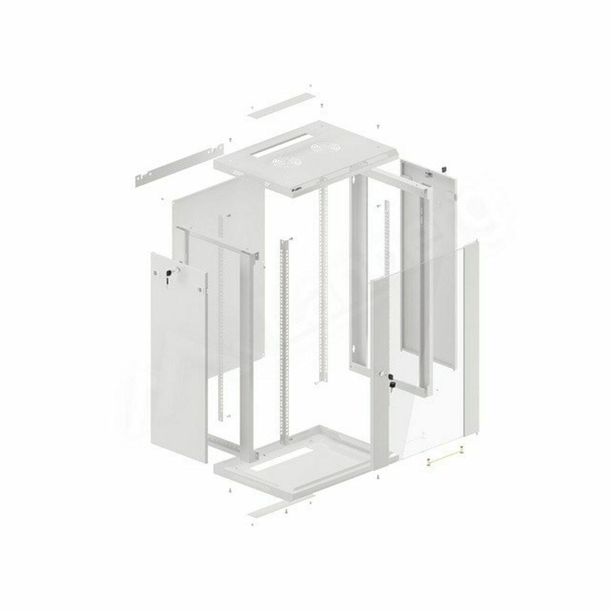 Armário rack mural Lanberg WF01-6418-10S