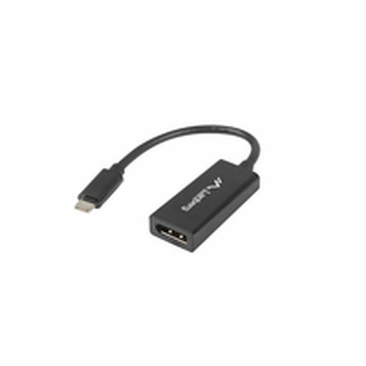 Adaptador USB C para DisplayPort Lanberg AD-UC-DP-01
