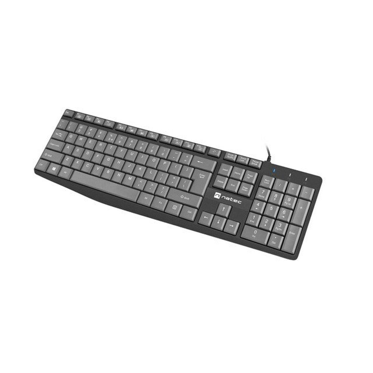 Teclado Natec NKL-1507 Preto Cinzento