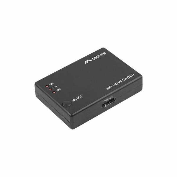 Switch HDMI Lanberg SWV-HDMI-0003 Preto