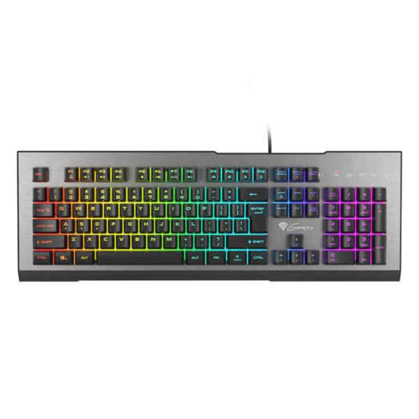 Teclado Gaming Genesis NKG-1621 Preto Prateado