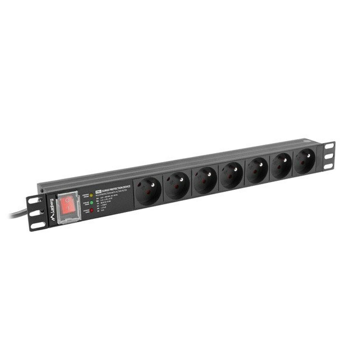 Armário rack mural Lanberg PDU-PRO-07E-0200-BK