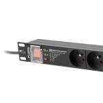 Armário rack mural Lanberg PDU-PRO-07E-0200-BK