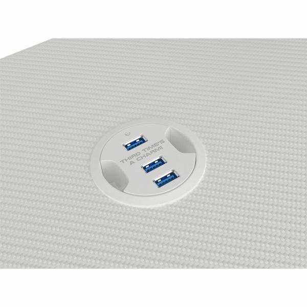 Mesa de Escritório Gaming Gaming Genesis NDS-1802 Branco