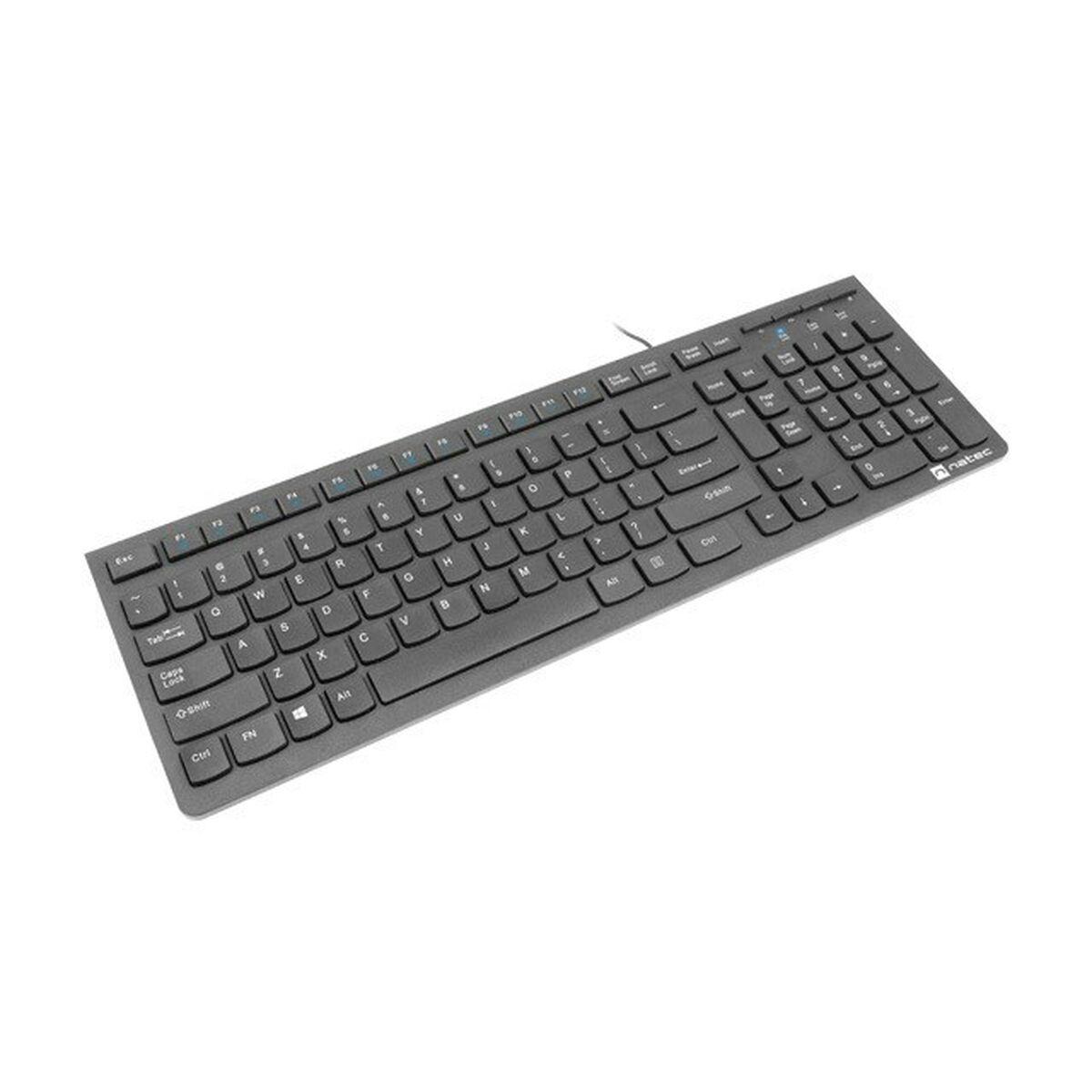 Teclado Natec NKL-1829 Verde Inglês EEUU QWERTY