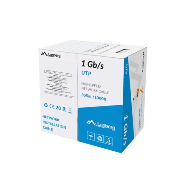 Cabo Ethernet LAN Lanberg LCU6-10CC-0305-O 305 m