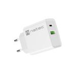 Carregador de Parede Natec RIBERA NUC-2061 Branco 20 W