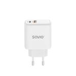 Carregador de Parede Savio SAVLA-06 Branco 30 W