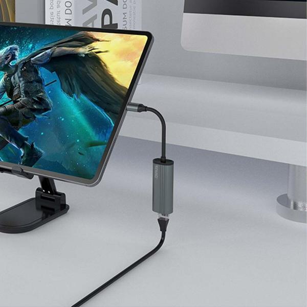 Adaptador USB-C para Ethernet Savio AK-56